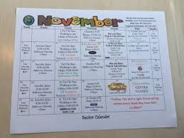 The Wpcc And Hshc Senior Activity Calendar For The Month Of November Was Given To Me By The Director Of The C Senior Fitness Senior Activities Workout Programs