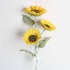 Qhn 24 92cm Three 6 Inch Sunflower Sunflower Flowers Planting Flowers