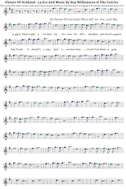 The scottish thistle is beautiful, fierce and robust. Flower Of Scotland Sheet Music And Tin Whistle Notes Irish Folk Songs
