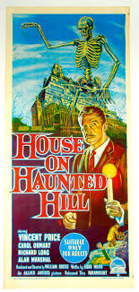 House On Haunted Hill 1959 Via Australia Movie Posters Vintage House On Haunted Hill Vintage Movies