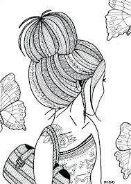 Download free coloring pages for girls and make just a small effort to print them. Coloring Pages For Teenage Girl In Different Styles Theseacroft