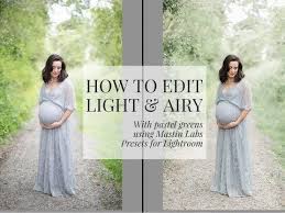 How To Edit Light Amp Airy With Adjusted Greens Youtube Airy Photography Lightroom Editing Photoshop Photography