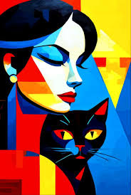 Colorful Cubism Charm