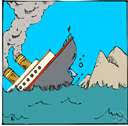 sinking definition of sinking by the