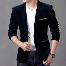 Who says men are only allowed to wear suits? Men S Suit Men S Suits Knitted Casual Suit Jacket Slim Man Blazer Zoppah Com Zoppah Online