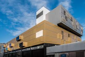 Renovation Project Rue De Bercy Paris France Architect Audren Et Schumberger Paris France Fabricator Instal Alucobond Aluminium Cladding Facade Lighting