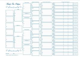 6 Generation Family Tree Chart Genealogy Family Tree