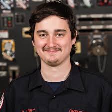 That's volunteer firefighter Ryan Teefy and today is his birthday! Ryan has  been a firefighter with us for seven years (since 2018) and he is a  valuable volunteer. Thank you for your