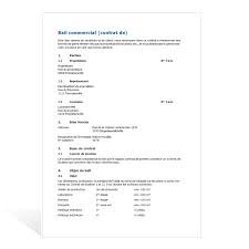 Contrats De Bail Commercial