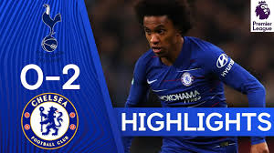 Just the rustling of the ventilation pipes, the crackle of the electronic signage and a solitary whistle as mason mount stepped up and clipped his penalty against the outside of the tottenham hotspur post. Tottenham 0 2 Chelsea Willian Haunts Spurs With Double Highlights Youtube