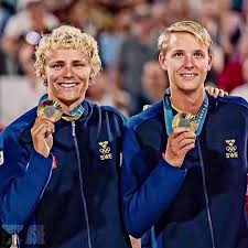 dominating in a olympic FINAL is crazy #beachvolley #beachvolleyball  #olympic #olympics #goldmedal #olympicgold #ahmanhellvig #jonatanhellvig  #davidahman #swedishjumpset @Åhman/Hellvig #edit #edits ...
