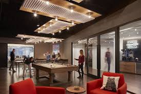 Office Tour Sprout Social Offices Chicago Game Room Design Lounge Seating Game Room