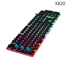 Bunte usb gaming tastatur mit hintergrundbeleuchtung und telefonhalter zum. Kabelgebundene Usb 104 Tasten Led Beleuchtete Real De