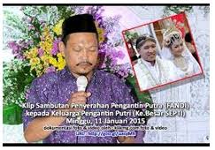 Beserta seluruh keluarga, para sahabat, kerabat, dan seluruh umat muslim yang taat hingga akhir zaman. Contoh Pidato Sambutan Penyerahan Calon Pengantin Pria Kajian Islam