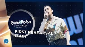 More clips from grand final. Italy Mahmood Soldi First Rehearsal Eurovision 2019 Youtube