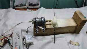 How To Make A Mini Lathe For Fishing Floats With Speed Controller - Youtube