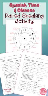 Students Talk And Write About Real Events In Spanish And Record Start And End Times Students Spanish Teaching Resources Learning Spanish First Year Teaching