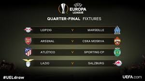 Mereka bersaing dengan roma, porto, wolfsburg, roma, dan lazio. Ini Dia Hasil Lengkap Undian Perempat Final Liga Europa 2017 2018