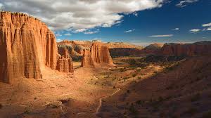 It is a remote, stark desert characterized by amazingly beautiful sandstone monoliths that some say resemble cathedrals. Upper Cathedral Valley Utah Photograph By Adele Buttolph