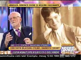 Despre perioada de după instaurarea comunismului, profesorul vorbeşte mai puţin, păstrând un mic mister şi mai puţine regrete. Constantin BÄƒlÄƒceanu Stolnici Diagnostic Socant Pentru Lumea MondenÄƒ Youtube