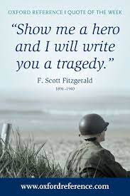 Sean taylor understands better than most what it takes to tell stories about people with powers more than the cliche many expect. Show Me A Hero And I Will Write You A Tragedy F Scott Fitzgerald Show Me A Hero Quote Of The Week Scott Fitzgerald