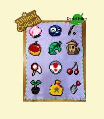 Animal Crossing Crochet Blanket Pattern Pdf Only In 2020 Crochet Blanket Patterns Blanket Pattern Crochet Blanket