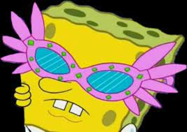 Bob Esponja Con Lentes Png Spongebob Goth Disney Aufkleber