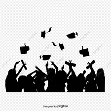 Download This Silhouette Of Graduation Cap Figure Silhouette College Student Silhouette Graduation Poster Graphic Design Background Templates Seasons Poster