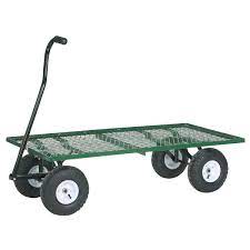 1 000 Lb Mesh Deck Steel Wagon In 2021 Beach Cart Best Garden Tools Beach Cart Diy