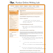 Welcome to the purdue owl. Purdue Owl Citation Chicago