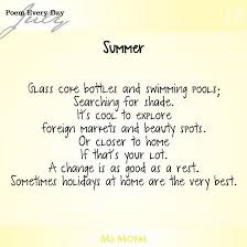 A Poem About Summer Dailypoemproject Poem 10 Ms Moem Poems Life Etc Summer Poems Winter Poems Poems