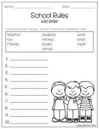 Abc order template our main purpose is that these free printable abc order worksheets pictures collection can be a direction for you, deliver you more samples and most. Abc Order Worksheet Free Alphabetical Order Activities 1st 2nd Letter