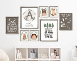 Woodland Nursery Print Set Boy Woodland Nursery Decor Wilderness Nursery Art Woodla Nursery Decor Boy Woodland Rustic Baby Boy Nursery Woodland Kids Room