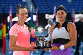 Sabalenka edges out doubles partner mertens. Ao Mertens Sabalenka Wind Down Partnership With Second Slam Title