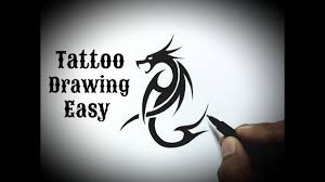 Published on july 1, 2016 , under tattoos. How To Draw A Tribal Dragon Tattoo Easy Step By Step Drawing Tribal Dragon Tattoo Tattoos Designs Youtube