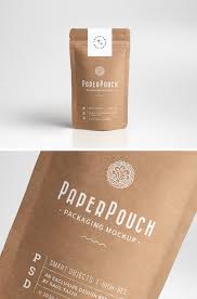 Paper Pouch Packaging Mockup Graphicburger Tea Packaging Design Pouch Packaging Food Packaging Design