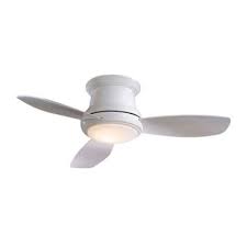 Hunter dempsey indoor low profile ceiling fan with led light and remote control, 44 inch , white check today's price ceilingfanshq is your complete resource for your new or new to you ceiling fan. Minka Aire Concept I Led 44 Inch Ceiling Fan Remote Control Bed Bath Beyond