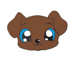 Try and place the horizontal line around the dog's eyes. Simple Cute Dog Face Drawing Archives How To Draw Step By Step