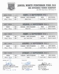 *akan dikemaskini (tahun lepas adalah 8 oktober hingga 12 oktober 2018). Jadual Waktu Sek Ren Agama Integrasi Taman Keramat Facebook