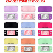 I also go into some insight of which color (colour) nintendo sw. Nintendo Switch Lite Skin Decal Stickers Pink Blue Coral Mint Black Lavender Ebay