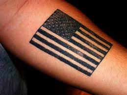 People have always been patriotic to a certain degree, and this has spilled over to the place of tattoo artwork. Forearm Black And Grey Flag Tattoo Novocom Top