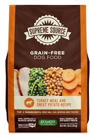 Buy Supreme Source Turkey Meal Sweet Potato Recipe Grain Free Dry Dog Food 5 Lb Bag At Chew Sweet Potato Dog Food Recipe Sweet Potato Recipes Turkey Recipes