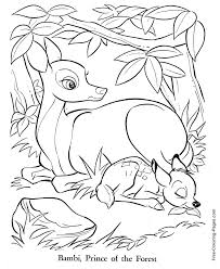 Also look at our large collection of disney coloring pages for preschool, kindergarten and grade click on the free bambi colour page you would like to print, if you print them all you can make your own bambi coloring book! Prince Of The Forest Bambi Coloring Page