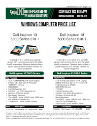 With our extensive list of cables and adapters, you're sure to find your perfect solution for connecting to new offer not valid for resellers. Windows Computer Price List Manualzz