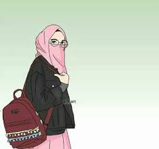 Wallpaper Cool Cover Cerita Wattpad Couple Ilustration 2 Hijab Cartoon Islamic Cartoon Anime Muslim