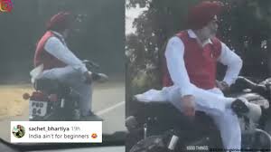 Sardar ji is so cool: Punjabi mans hands-free Bullet ride takes internet  by storm | Trending News - The Indian Express