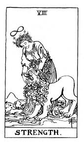 Strength Tarot Cards Art Rider Waite Tarot Tarot Card Tattoo