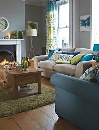 I Can Envision Something Like This In Your Living Room The Beige Sofa Blue Green Pillows The Living Room Color Schemes Living Room Color Living Room Green