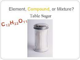 Is table sugar a compound. Classifying Matter Elements Compounds And Mixtures By Liz