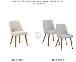 West Elm Mid Century Upholstered Dining Chair 249 Vs Wayfair Inspire Side Chair Dining Chairs Upholstered Dining Chairs Mid Century Upholstered Dining Chair